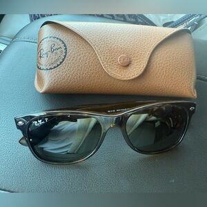 Ray-Ban Sunglasses with Tan Case